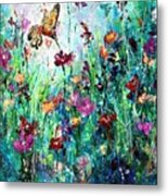 Flower Power Metal Print