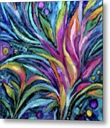 Flower Swaying Metal Print