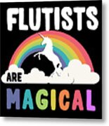 Flutists Are Magical Metal Print