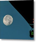 Fly Away To The Moon Metal Print