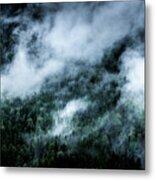Foggy Mornings In The Mountains Metal Print