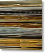Folders In A Filing Cabinet Metal Print