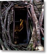 Forgotten Temple - Wat Ban Kung, Thailand Metal Print