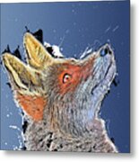Fox Animals Art #fox Metal Print