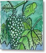 Fox Grapes Metal Print