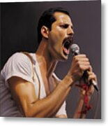 Freddie Mercury No.6 Metal Print