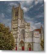 Auxerre Cathedral, France Metal Print