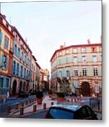 French City Junction Metal Print