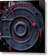Frick Co Eclipse Seam Engine Tractor Engine Badge Metal Print