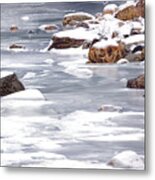 Frozen River Metal Print