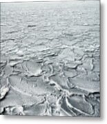 Frozen Sea Metal Print