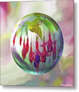 Fuschia Say Metal Print