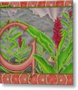 G Is For Gecko Metal Print
