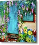 Garden Secrets - Wisteria Metal Print