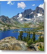 Garnet Lake In High Sierras Mid-day Metal Print