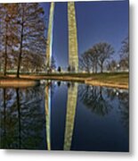 Gateway Arch Metal Print