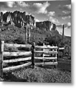 Gateway To Superstition Metal Print