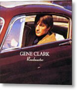 Gene Clark Album Cover Roadmaster With Ferrari 250gt Metal Print