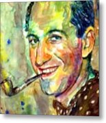 George Gershwin Portrait Metal Print
