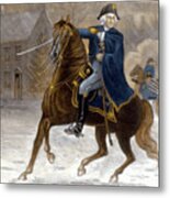 George Washington Battle-of-trenton Metal Print