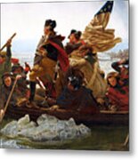 George Washington Crossing The Delaware Metal Print