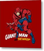 Giant Man And The Wasp Metal Print