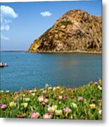 Gibraltar Of The Pacific-- Morro Rock Metal Print