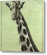 Giraffe Metal Print