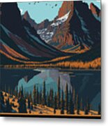 Glacier National Park, Mt Metal Print