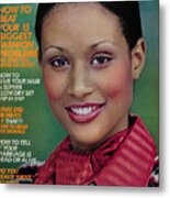 Glamour Magazine Cover October 1973 Metal Print