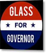 Glass For Governor Metal Print