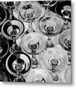 Glasses Ready To Party. Metal Print