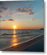 Golden Beach Metal Print