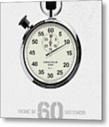 Gone In 60 Seconds - Alternative Movie Poster Metal Print
