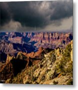 Grand Canyon Thunder Metal Print