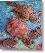 Grand Sea Turtles Metal Print