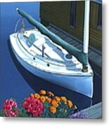 Granville Island Catboat Metal Print