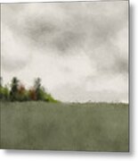 Green Field Metal Print