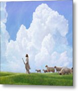 Greener Pastures Metal Print