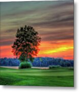 Greensboro Ga Golf Number 4 The Landing Reynolds Plantation Golf Landscape Architecture Art Metal Print