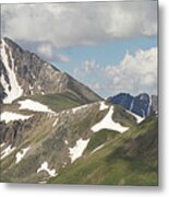Grizzly And Anderson Peaks Panorama Metal Print