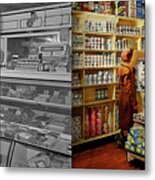Grocery - Provincetown, Ma - Anybody's Deli 1942 - Side By Side Metal Print