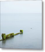 Groyne Injury Metal Print