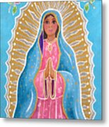 Guadalupe Of The Light Metal Print