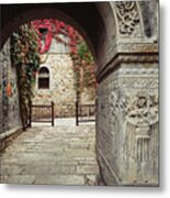 Gubei Water Town Arch Walkway Metal Print