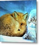 Half Sleep Metal Print