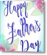 Happy Father's Day Card Metal Print