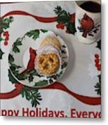 Happy Holidays Metal Print