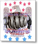 Happy Labor Day Work Force Metal Print