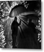 Joy Of Rain Metal Print